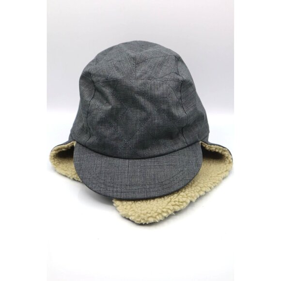 L.L.Bean Mens Insulated Trapper Winter Hat W/ Earflaps Gray & Sherpa Lining L/XL - Picture 3 of 8